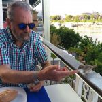 En Sevilla, socializando con un gorrión. PROPRONews