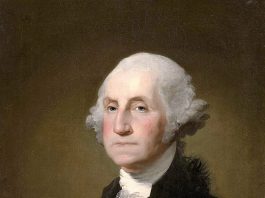 George Washington, maestro masón, retratado por Gilbert Stuart Williamstown