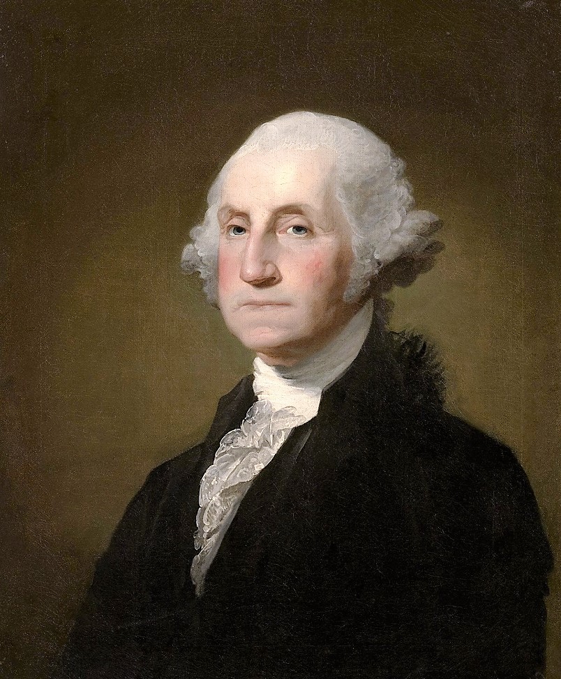 George Washington, maestro masón, retratado por Gilbert Stuart Williamstown