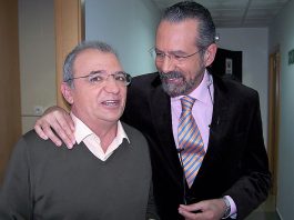 Con Antonio Guerra, un verdadero héroe, antes de la entrevista. PROPRONews