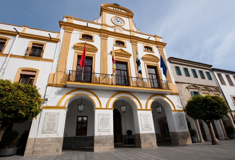 Ayuntamiento de Mérida, ciudad donde ha sido detenido el sospechoso. ADM