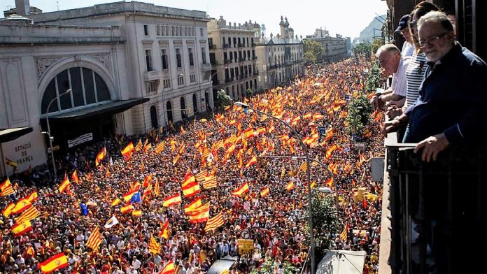 La manifestación de mañana en Barcelona será mayor que la del 8 de octubre. RTVE