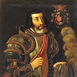 Retrato de Cortés.
