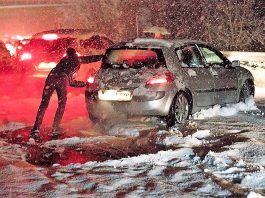El gran atasco fue en el centro del país y en La Rioja. RTVE