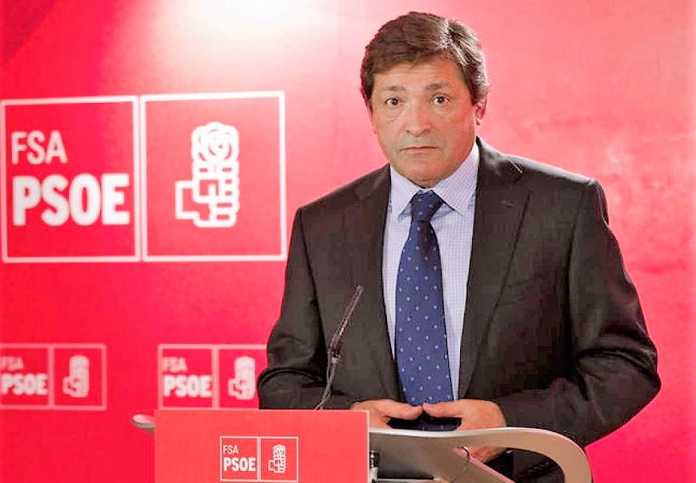 Javier Fernández, presidente de Asturias. El PSOE está dividido en el asunto del bable. RTVE