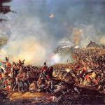Batalla de Waterloo, pintura de William Sadler que representa el ocaso de Napoleón.