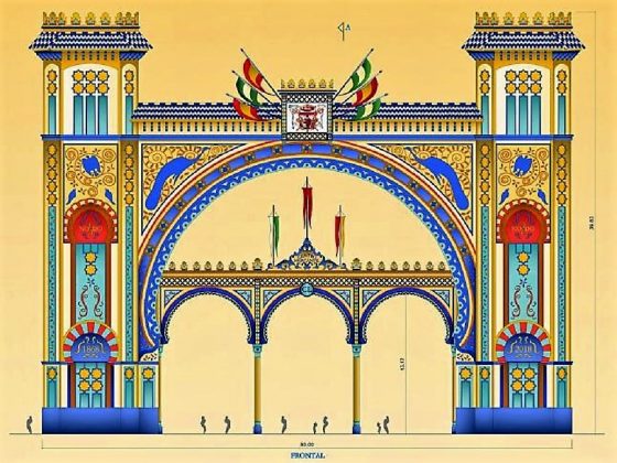 Así será la portada de la Feria de Abril 2018. PROPRONEWS