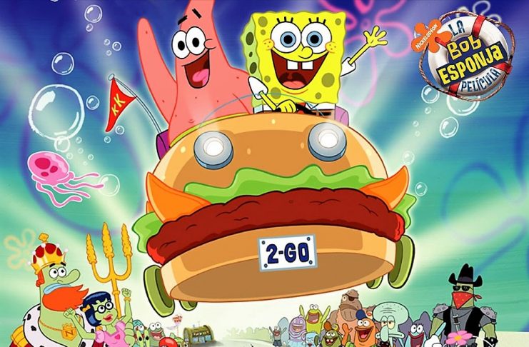 Van al cine, a ver Bob Esponja.