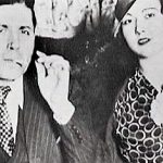 Gardel con Isabel, su novia.