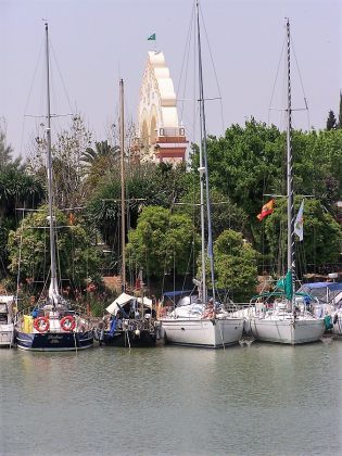 La portada de la Feria, vista desde el río. PROPRONews