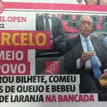 El presidente de Portugal en primera página. Detalle de la portada de Sport.