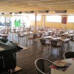 Terraza de La Marea, antes de que se llene, como cada día, de clientes. PROPRONews