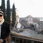 En el teatro romano de Verona (Italia).