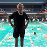 Nuestro campeón, en el recinto deportivo bonaerense donde consumó su hazaña.