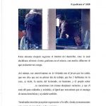 El informe del detective que prueba su violación del domicilio de la madre de la víctima confesada por él mismo.