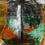 un tipo de palmera. 55x46cm