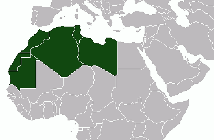 Países del Magreb. WIKIPEDIA