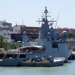 El BAM Audaz, en el Muelle Delicias de la capital sevillana. PROPRONews