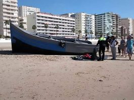 Patera de inmigrantes ilegales llegada a la misma ciudad de Cádiz. PROPRONews