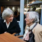 Ana Guardione, a la izquierda, con Ascensión Mendieta, dos mujeres excepcionales.