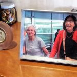 Ascensión y Ana Messuti, la abogada argentina, hace unos años, en pleno proceso.