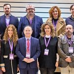 Junta directiva de FAETEDA, con el presidente Cimarro en el centro, en primera fila. FAETEDA