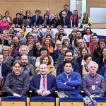 Miembros de FAETEDA, con Cimarro en el centro de la primera fila. FAETEDA