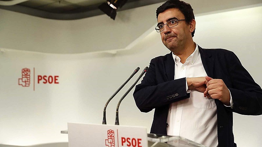 Como portavoz de la gestora del PSOE tuvo un destacado papel contra Pedro Sánchez. RTVE