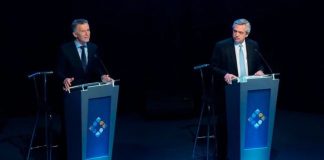 El último debate entre Macri y Fernández. INFOBAE