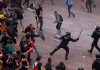 Los Mossos, reprimen las protestas de manera contundente y eficaz. RTVE