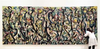 Mural de Jackson Pollock. RTVE