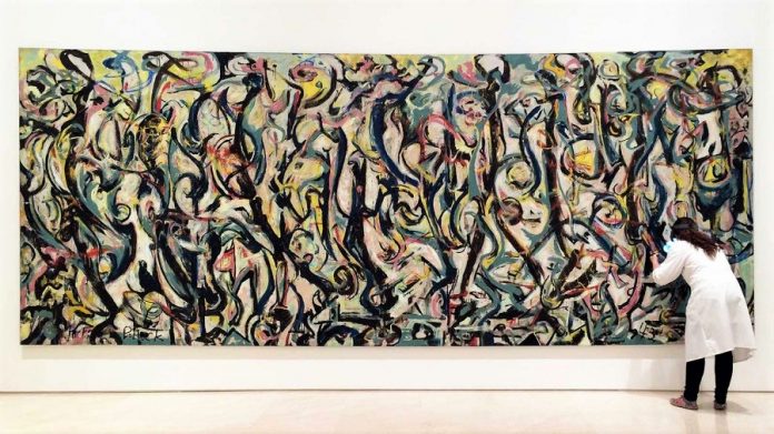 Mural de Jackson Pollock. RTVE