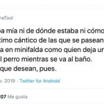 El antológico tuit de Pedro el Herramienta.