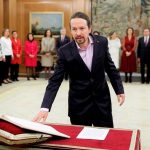 Y después de tanto republicanismo, prometió lealtad al Rey. RTVE