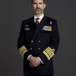 El rey, con el uniforme de la Armada. CASA REAL