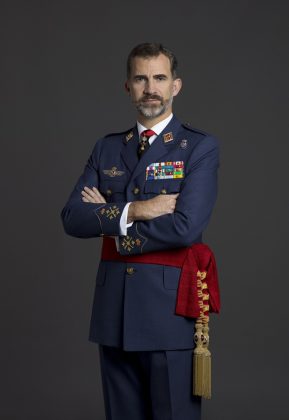 El rey, con el uniforme del Ejército del Aire. CASA REAL