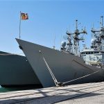 Fragatas de la Armada. Los buques españoles participan en numerosas misiones de paz. J.M. PAGADOR