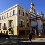 Basílica de la Macarena, asombrosamente semidesierta estos días. J.M. PAGADOR