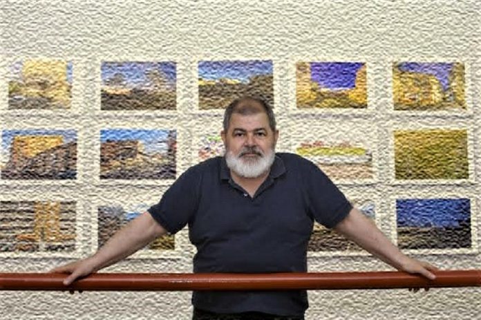 Cefe López inmerso en el Papel Sensible, su actual proyecto fotográfico. J.M. ROMERO