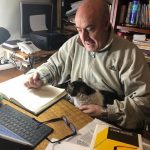 El autor, con Jimy. RTVE