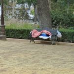 Sin techo en los jardines de Cristina. J.M. PAGADOR