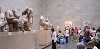 Esculturas del friso del Partenón, actualmente en el British Museum. J.M. PAGADOR