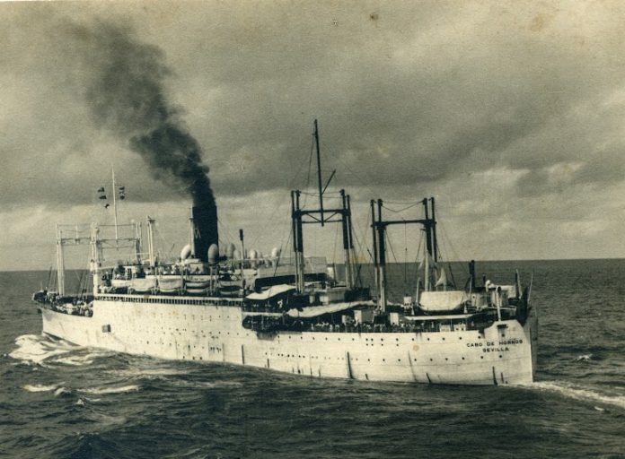 El vapor Cabo de Hornos. VIDA MARITIMA