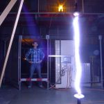 Estudio de rayos durante un experimento de laboratorio en la Universidad de Bergen (Noruega).