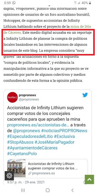 Información tergiversada en "avuelapluma".