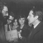 Uno de mis múltiples encuentros con Suárez, esta vez, en Badajoz. ARCHIVO J.M. PAGADOR