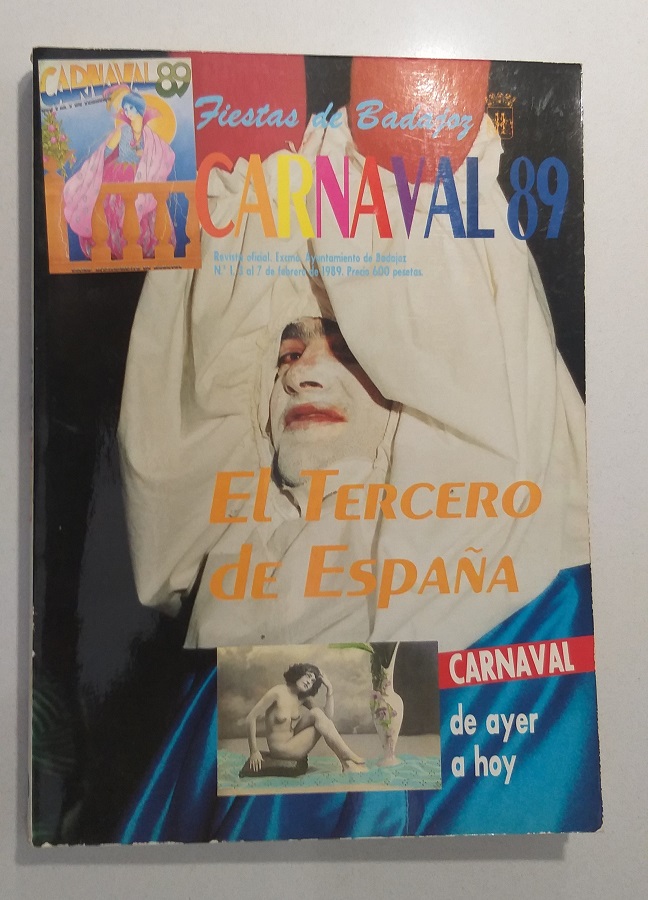 Portada del primer número de la Revista del Carnaval que fundó el periodista. ARCHIVO J.M. PAGADOR