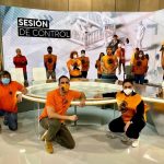 Protesta contra Rosa María Mateo en su despedida.