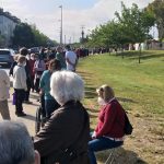 La cola fluía con una velocidad pasmosa. J.M. PAGADOR