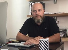 Lope García Tamarit, en su oficina de Madrid. CEDIDA
